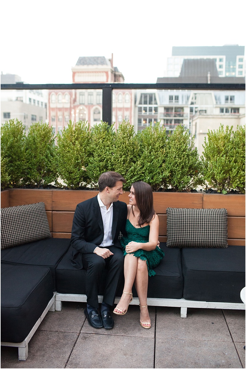 Chicago Rooftop Engagement Photos - Natalie Probst Photography 