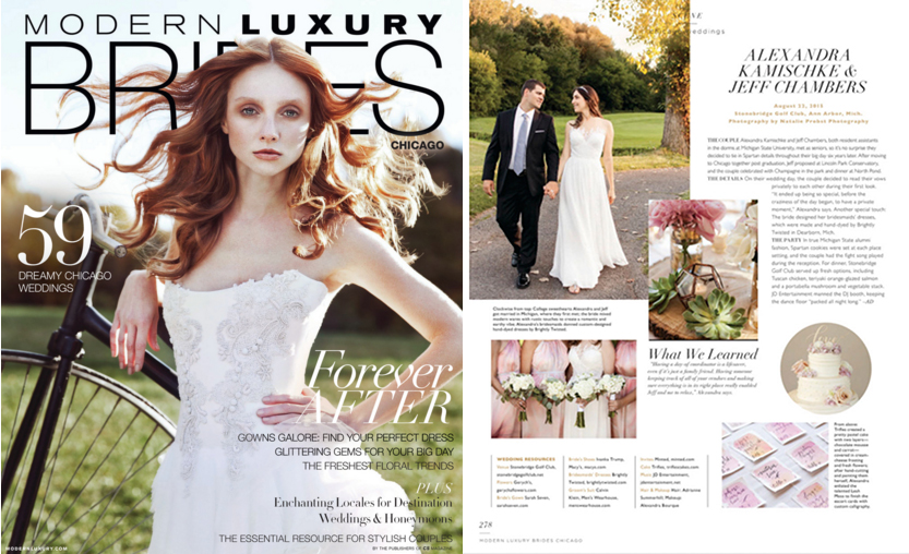 Modern Luxury Brides Magazine Feature