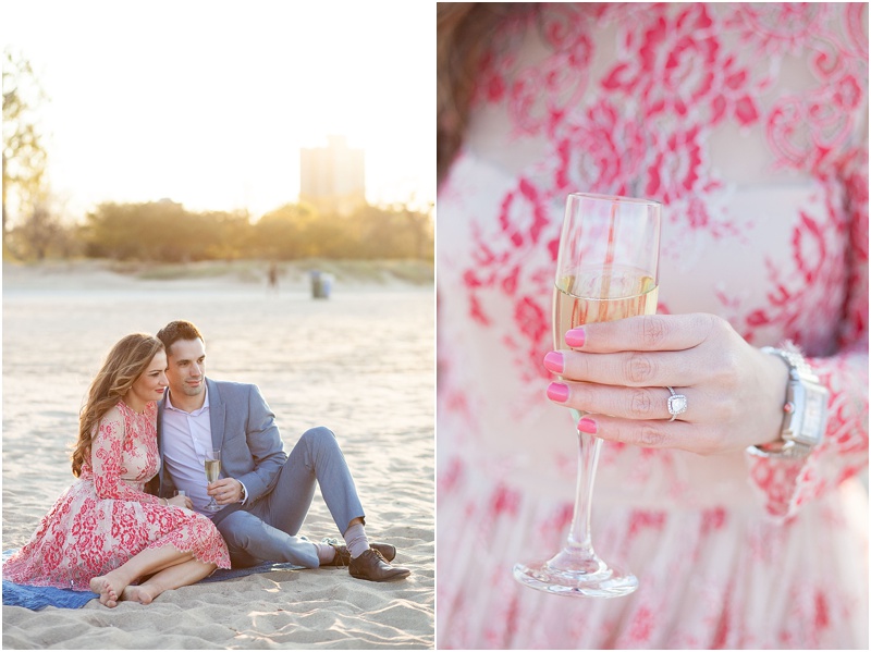 North Avenue Beach Engagement - Natalie Probst Photography